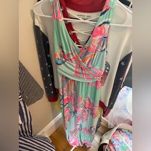 Lilly Pulizter Colorful Maxi Dress